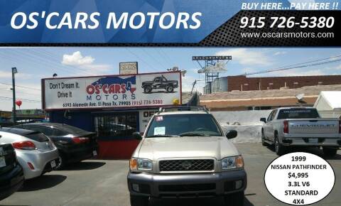 1999 Nissan Pathfinder for sale at Os'Cars Motors in El Paso TX