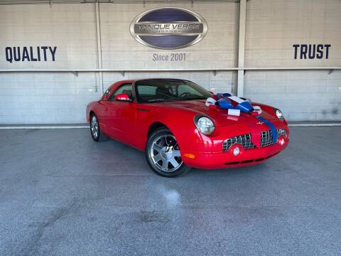 2002 Ford Thunderbird for sale at TANQUE VERDE MOTORS in Tucson AZ