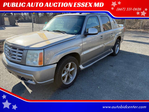 2002 Cadillac Escalade EXT for sale at PUBLIC AUTO AUCTION ESSEX MD in Essex MD