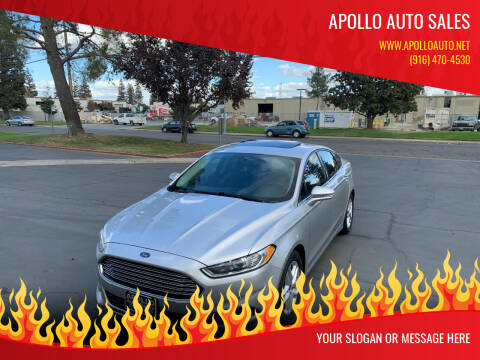 2014 Ford Fusion for sale at APOLLO AUTO SALES in Sacramento CA