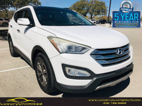 2014 Hyundai Santa Fe Sport for sale at LUXURY UNLIMITED AUTO SALES in San Antonio TX