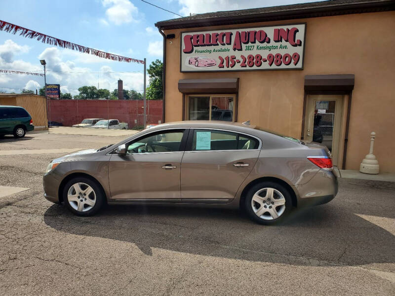 2011 Buick LaCrosse for sale at SELLECT AUTO INC in Philadelphia PA