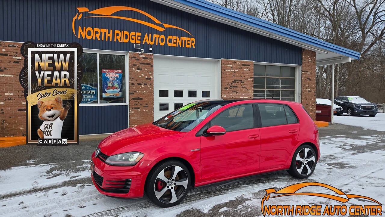 2015 Volkswagen Golf GTI for sale at North Ridge Auto Center LLC in Madison, OH