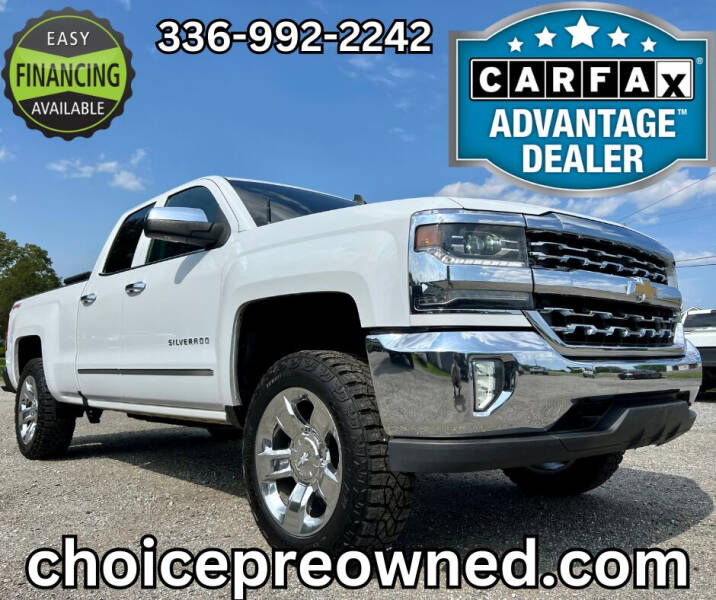2016 Chevrolet Silverado 1500 for sale at CHOICE PRE OWNED AUTO LLC in Kernersville NC