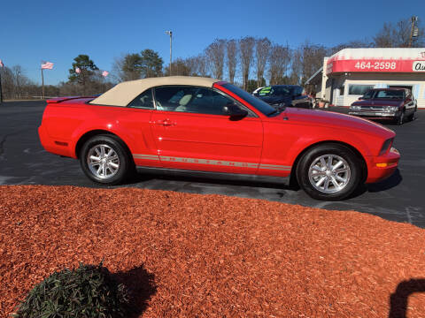 2008 Ford Mustang for sale at Doug White's Auto Wholesale Mart in Newton NC