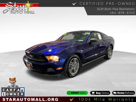 2011 Ford Mustang for sale at STAR AUTO MALL 512 in Bethlehem PA