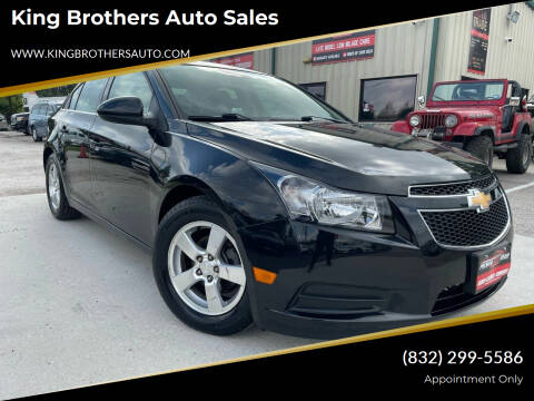 2013 Chevrolet Cruze for sale at King Brothers Auto Sales in Houston TX