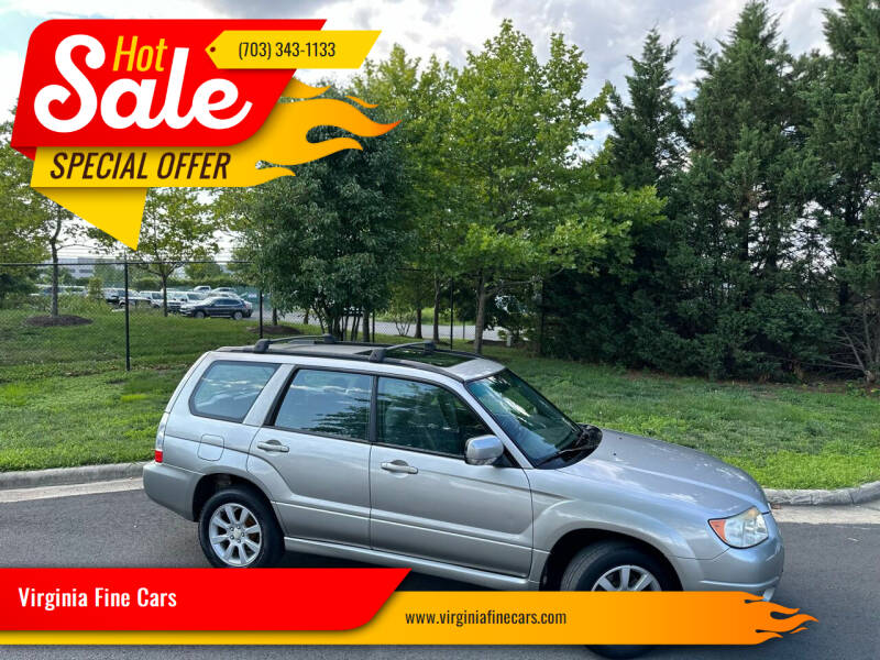 2007 Subaru Forester for sale at Virginia Fine Cars in Chantilly VA