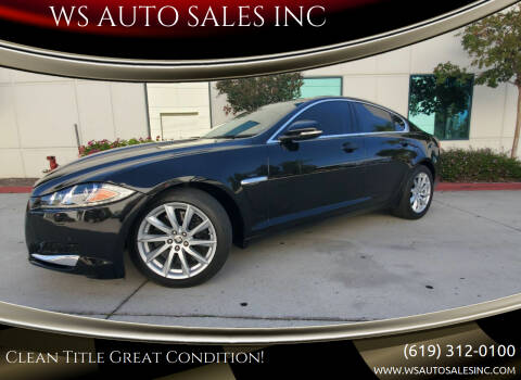 2013 Jaguar XF for sale at WS AUTO SALES INC in El Cajon CA