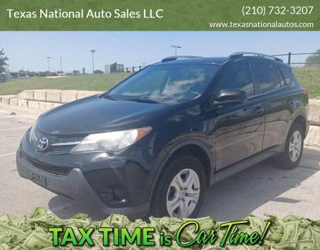 2015 Toyota RAV4 for sale at Texas National Auto Sales LLC in San Antonio TX