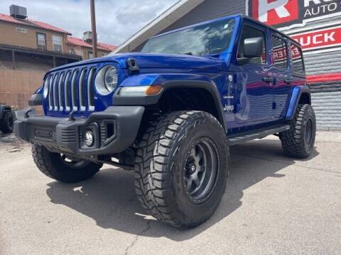 2018 Jeep Wrangler Unlimited for sale at Red Rock Auto Sales in Saint George UT