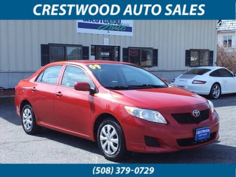 2009 Toyota Corolla for sale at Crestwood Auto Sales in Swansea MA