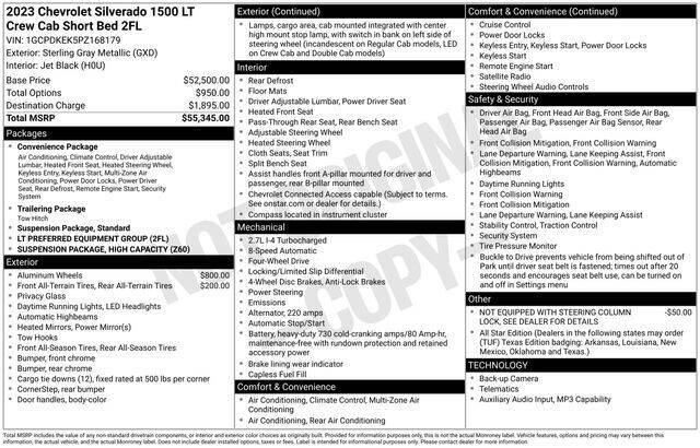 2023 Chevrolet Silverado 1500 LT