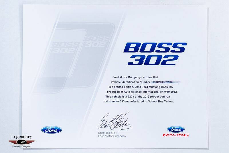 2013 Ford Mustang Boss 302