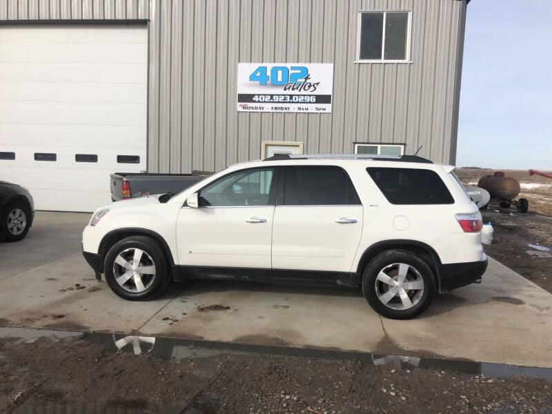 2010 GMC Acadia for sale at 402 Autos in Lindsay NE