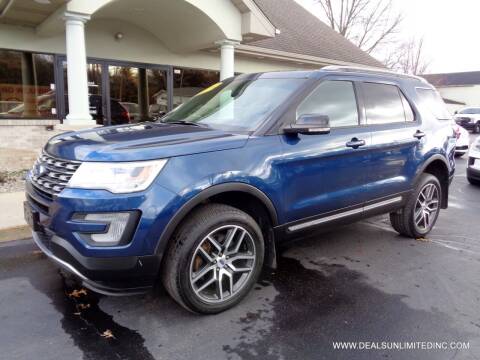 2017 Ford Explorer for sale at DEALS UNLIMITED INC in Portage MI