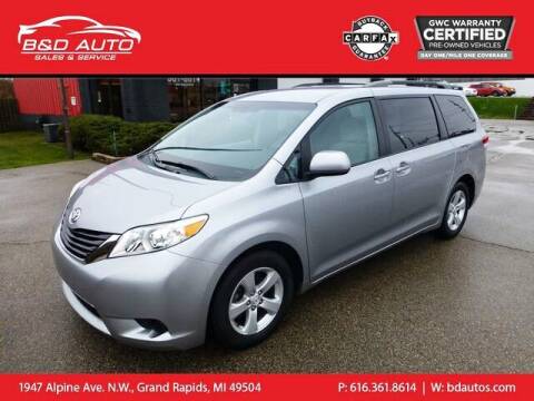 2011 Toyota Sienna for sale at B&D Auto Sales Inc in Grand Rapids MI