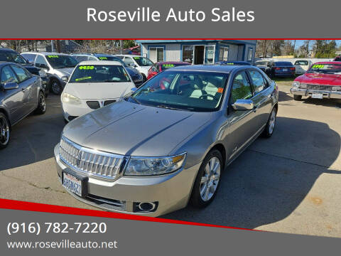 2009 Lincoln MKZ for sale at Roseville Auto Sales in Roseville CA