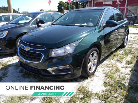 2015 Chevrolet Cruze for sale at Megs Cars LLC in Fort Pierce FL