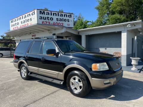 2003 Ford Expedition for sale at Mainland Auto Sales Inc in Daytona Beach FL