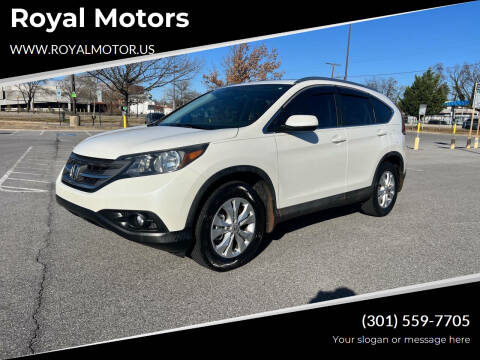 2012 Honda CR-V for sale at Royal Motors in Hyattsville MD