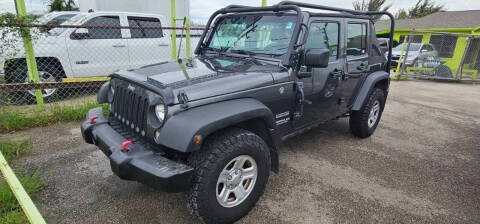 2017 Jeep Wrangler Unlimited for sale at RODRIGUEZ MOTORS CO. in Houston TX