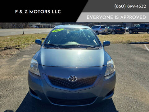2012 Toyota Yaris for sale at F & Z MOTORS LLC in Vernon Rockville CT