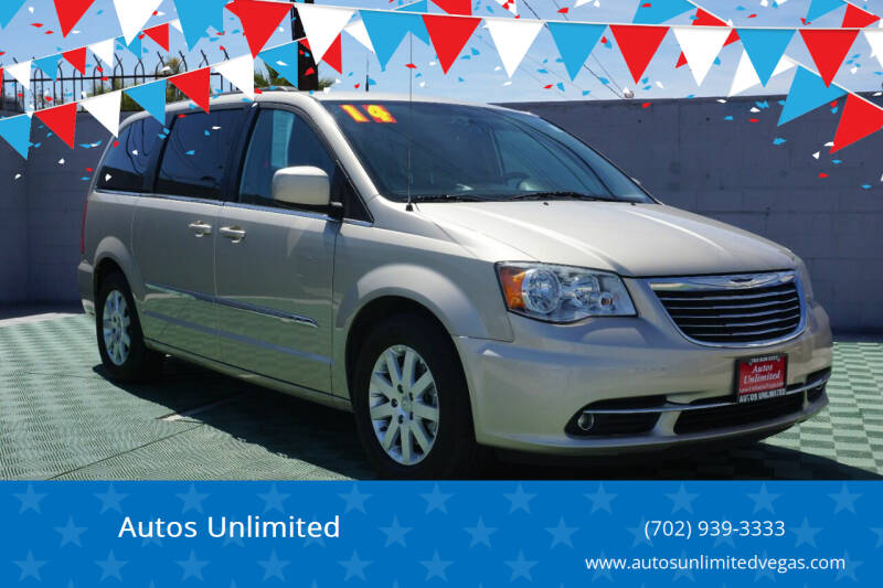 2014 Chrysler Town and Country for sale at Autos Unlimited in Las Vegas NV
