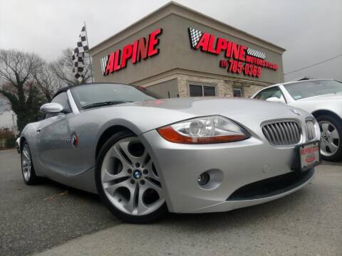 2004 BMW Z4 for sale at Alpine Motors Certified Pre-Owned in Wantagh NY