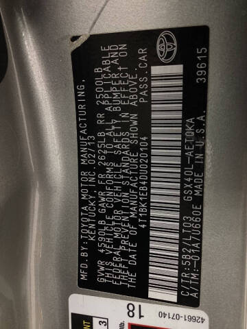 2013 Toyota Avalon XLE Touring