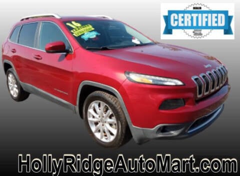 2016 Jeep Cherokee for sale at Holly Ridge Auto Mart in Holly Ridge NC