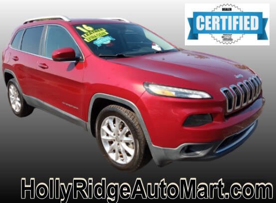 2016 Jeep Cherokee for sale at Holly Ridge Auto Mart in Holly Ridge NC