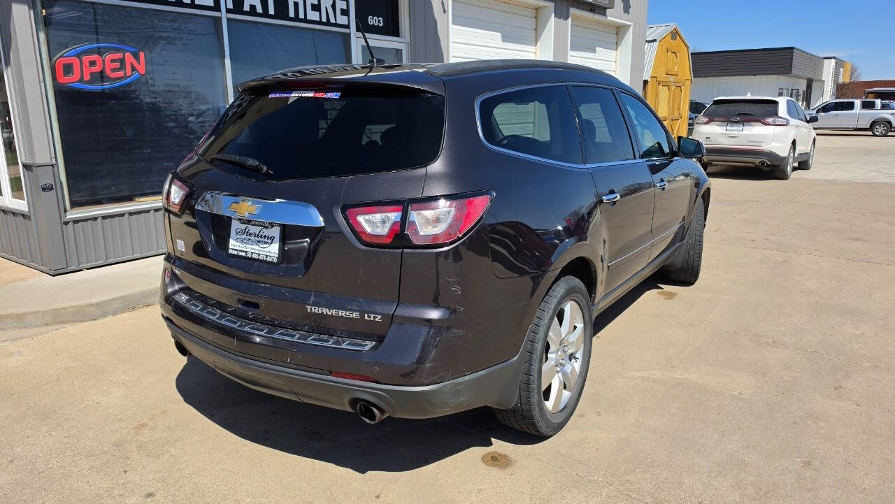 2013 Chevrolet Traverse LTZ AWD 4dr SUV - Atlantis Blue Metallic exterior view 9
