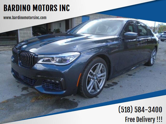 2018 BMW 7 Series for sale at BARDINO MOTORS INC in Saratoga Springs NY