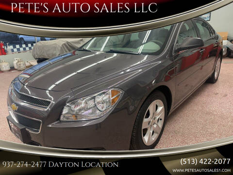 2012 Chevrolet Malibu for sale at PETE'S AUTO SALES LLC - Dayton in Dayton OH