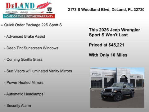 2026 Jeep Wrangler Sport S