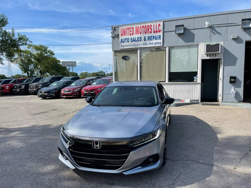 2021 Honda Accord for sale at United Motors LLC in Saint Francis WI