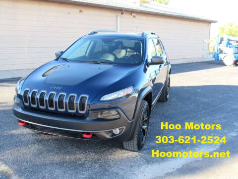 2018 Jeep Cherokee for sale at HOO MOTORS in Kiowa CO