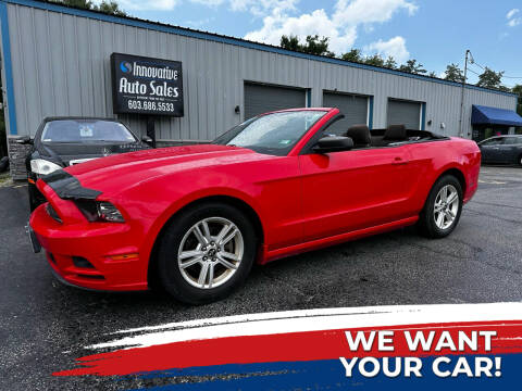 2014 Ford Mustang for sale at Innovative Auto Sales in Hooksett NH