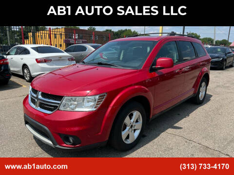 2012 Dodge Journey for sale at AB1 AUTO SALES LLC in Detroit MI