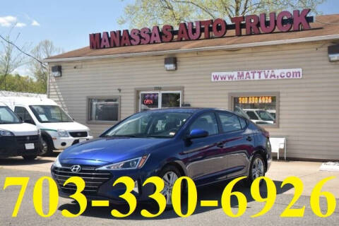 2020 Hyundai Elantra for sale at MANASSAS AUTO TRUCK in Manassas VA