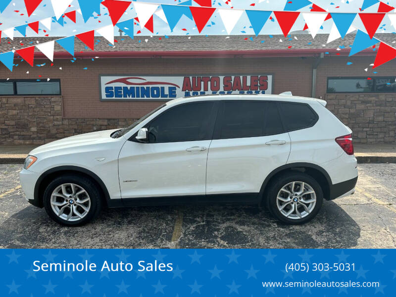 2014 BMW X3 for sale at Seminole Auto Sales in Seminole OK