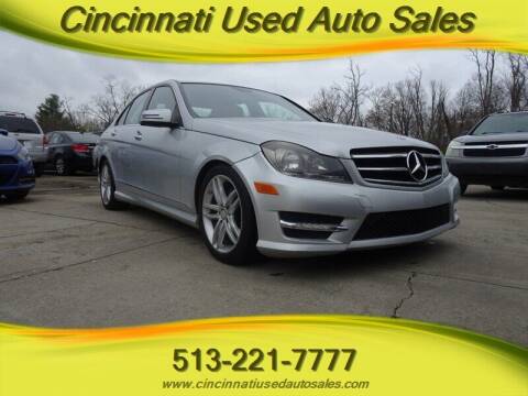 2013 Mercedes-Benz C-Class for sale at Cincinnati Used Auto Sales in Cincinnati OH
