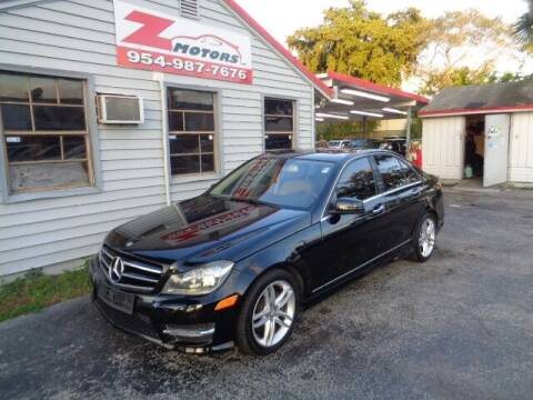 2014 Mercedes-Benz C-Class for sale at Z Motors in North Lauderdale FL
