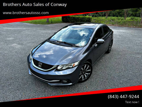 2015 Honda Civic for sale at Brothers Auto Sales of Conway in Conway SC