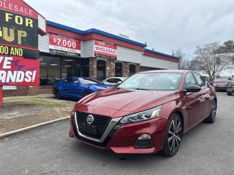 2021 Nissan Altima for sale at HW Auto Wholesale in Norfolk VA