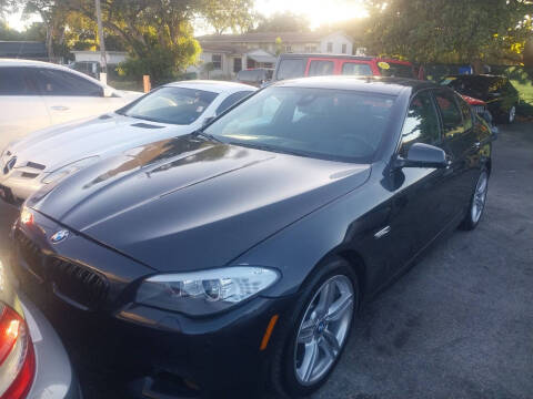 2013 BMW 5 Series for sale at P S AUTO ENTERPRISES INC in Miramar FL