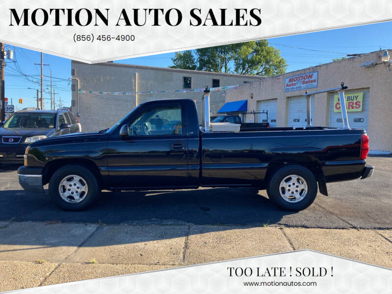 2003 Chevrolet Silverado 1500 for sale at Motion Auto Sales in West Collingswood Heights NJ