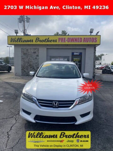 2013 Honda Accord for sale at Williams Brothers Pre-Owned Monroe in Monroe MI