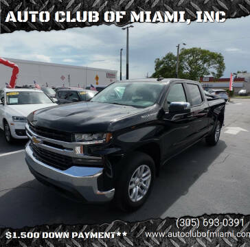 2020 Chevrolet Silverado 1500 for sale at AUTO CLUB OF MIAMI, INC in Miami FL